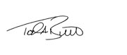Tod A Burnett signature